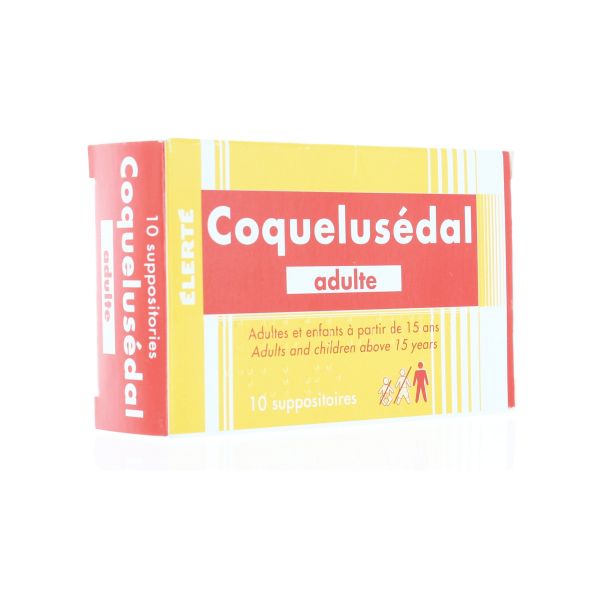 COQUELUSEDAL ADULTES SUPPOSITOIRE B/10