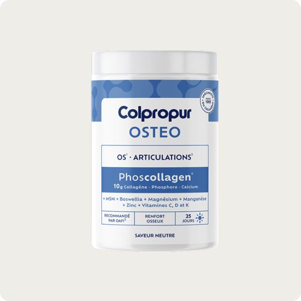 COLPROPUR OSTEOARTICULAIRE NEUTRE Poudre pour solution buvable, complément alimentaire à visée articulaire, pot de 325 g