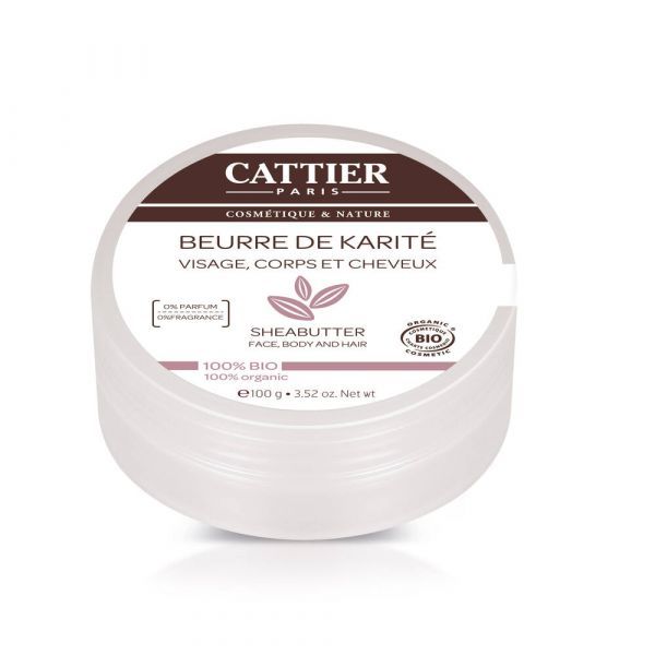 Cattier Beurre de Karité 100% Bio - pot 100 g