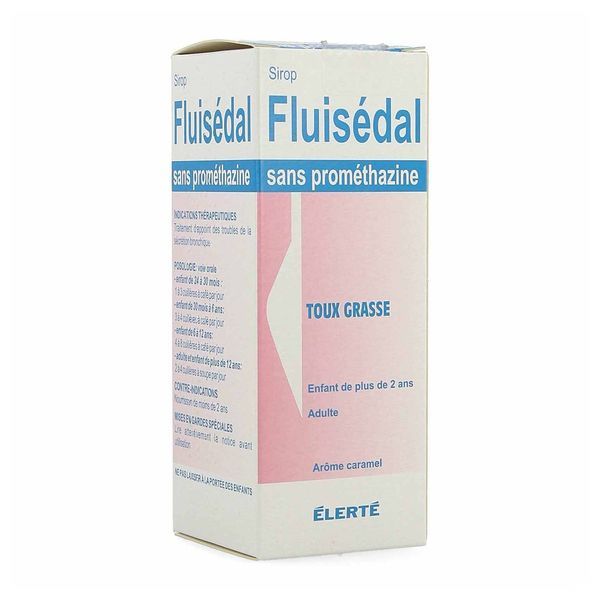 FLUISEDAL SANS PROMETHAZINE Sirop, flacon 125 ml