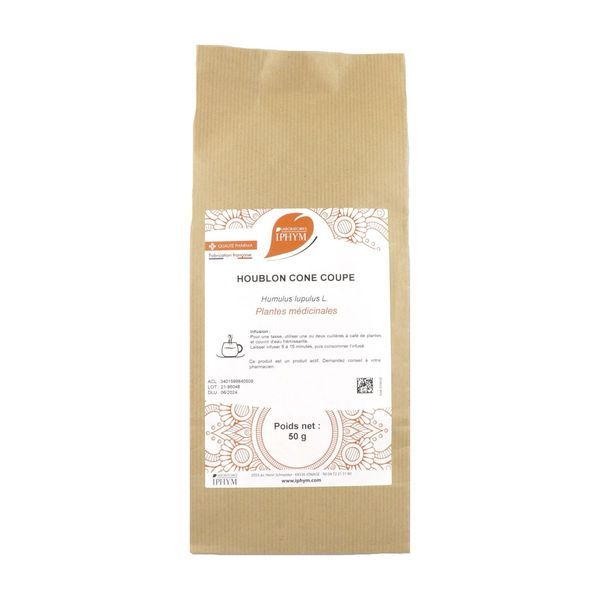 HOUBLON IPHYM Houblon demi vert, vrac, sac 50 g