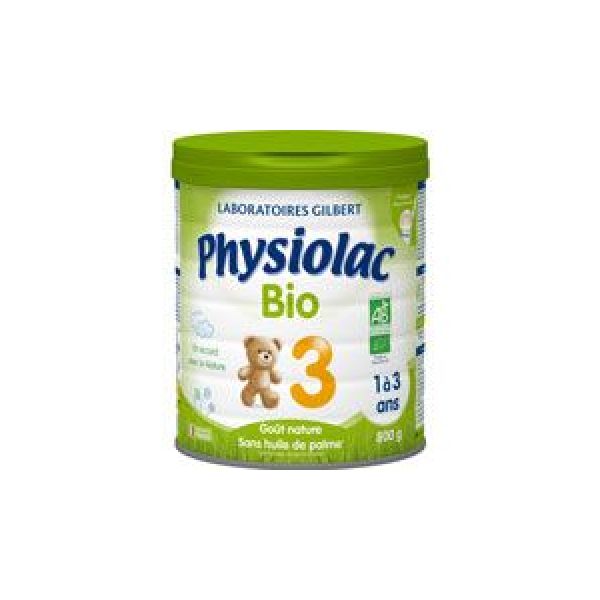 Physiolac Bio 3 Lait De Croissance 1-3 Ans Poudre 900 G 1