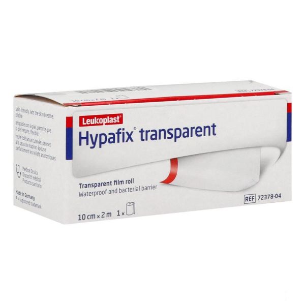 HYPAFIX TRANSPARENT FILM ADHESIF TRANSPARENT 2 M X 10 CM LPPR