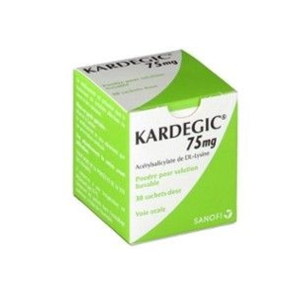 Kardegic 75 Mg (Acetylsalicylate De Dl-Lysine) Poudre Pour Solution Buvable En Sachets-Dose B/30