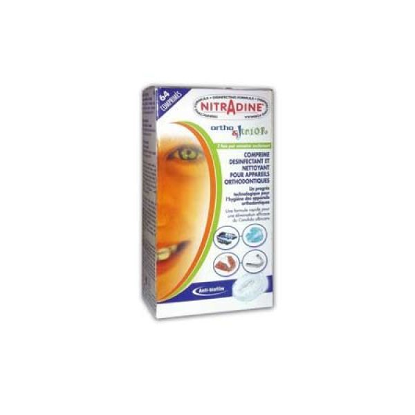 NITRADINE ORTHO & JUNIOR BOITE DE 64 COMPRIMES EFFERVESCENTS