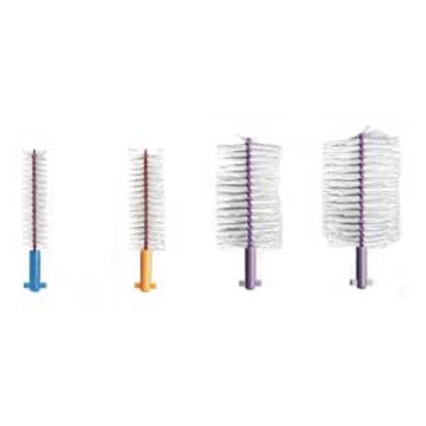 CURAPROX CPS SOFT IMPLANT Brossette interdentaire cylindrique pour implant, 7,5 mm, orange (ref. CPS 507), bt 5