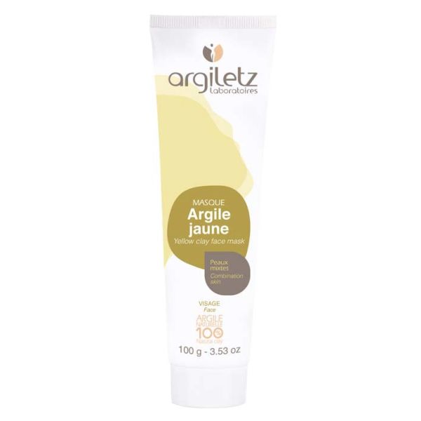 ARGILETZ MASQUE VISAGE Masque à l'argile jaune, tube 100 g