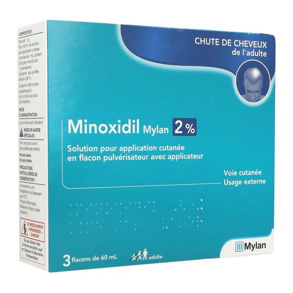 Minoxidil Viatris Conseil 2 % Solution Pour Application Cutanee B/3