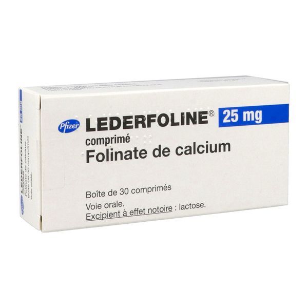 LEDERFOLINE Comprimé 25 mg, boîte 30