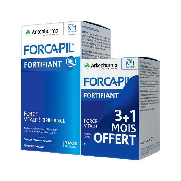 Arkopharma Forcapil Complément Alimentaire 180 + 60 Gélules