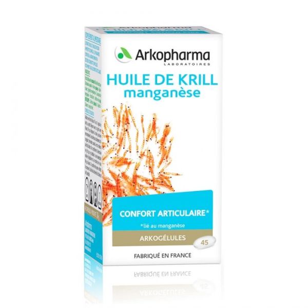 Arkogelules Huile De Krill + Manganese 45 Capsules