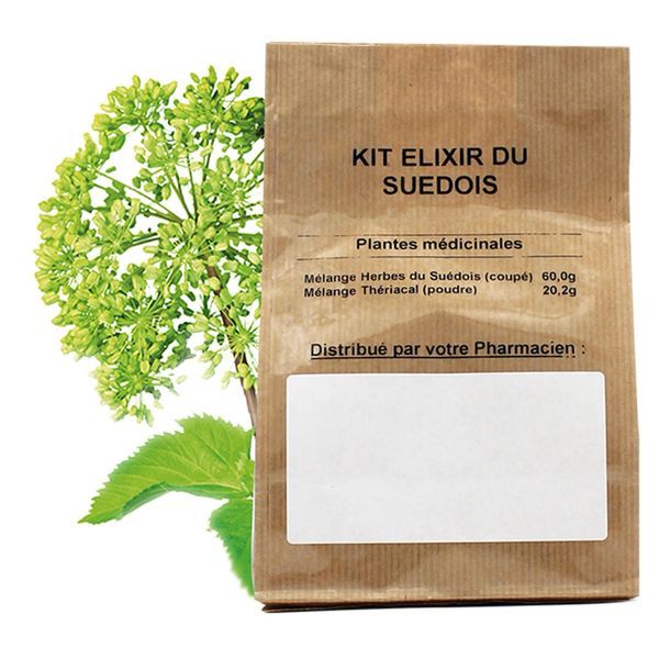 HERBES DU SUEDOIS Herbes du Suédois, kit pour préparation de l'élixir du Suédois, unité