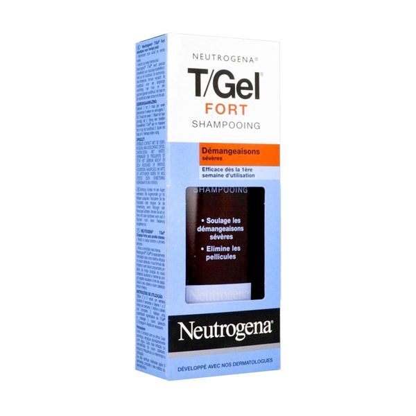 NEUTROGENA T GEL FORT SHAMPOING Shampoing gel traitant antipelliculaire, démangeaisons intenses, fl 250 ml