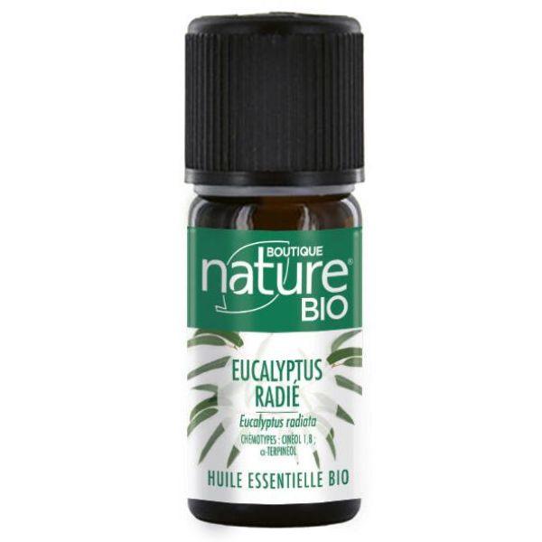 Boutique Nature HE Eucalyptus Radié BIO (Eucaluptus radiata) - 10 ml