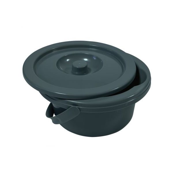 Herdegen Seau Pour Fauteuil Garde-Robe (Seaux Gris Avec Couvercle) 1