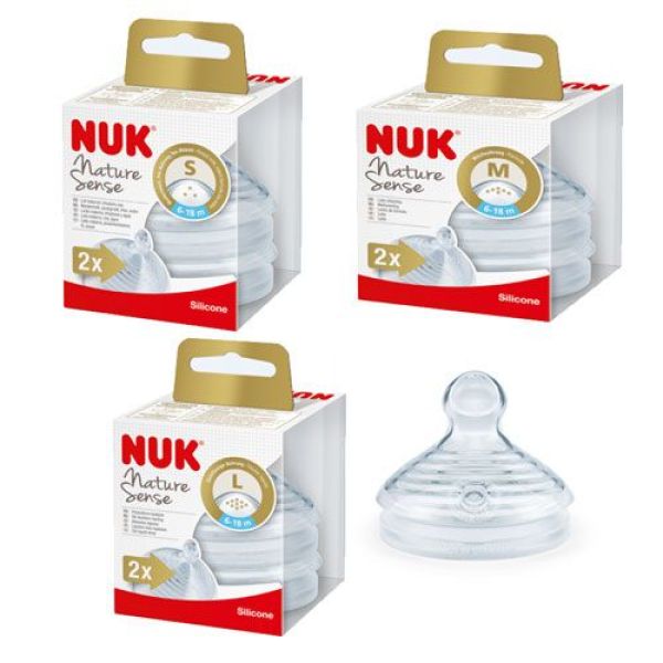 Nuk Nature Sense - Percage M Lait Tetine T2 2