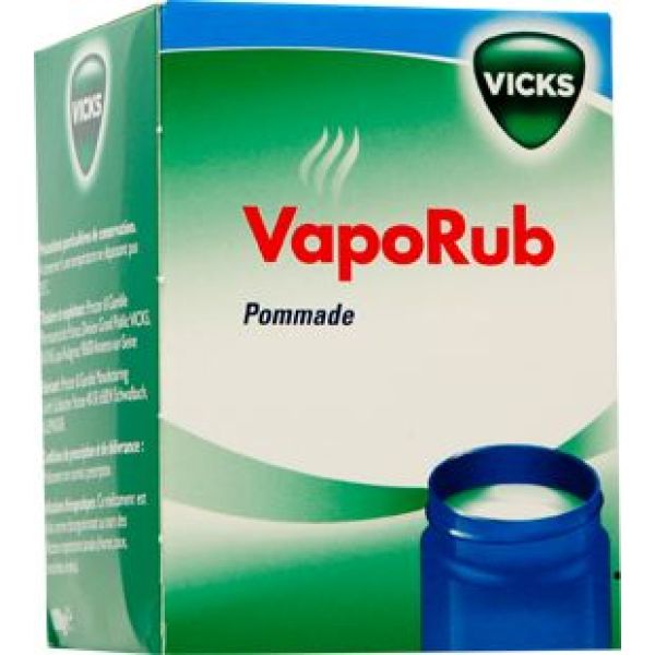 Vicks Vaporub Pommade 1 Pot(S) Polypropylene De 100 G Avec Fermeture De Securite Enfant