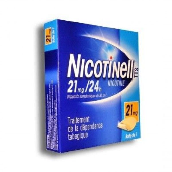 Nicotinell Tts 21 Mg/24 H (52,5 Mg/30 Cm ) (Nicotine) Dispositif Transdermique De 30 Cmen Sachet B/7