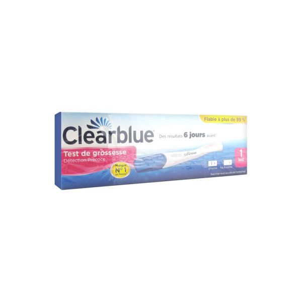 CLEARBLUE TEST DE GROSSESSE BOITE DE 1 TEST