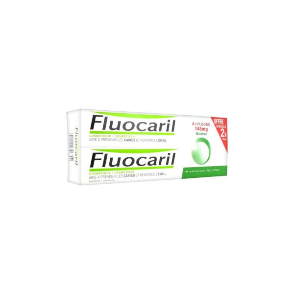 Fluocaril Fluo Bi145 - Pate Dentifrice Menthe Tube 75 Ml 2