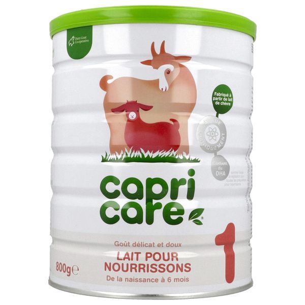 CAPRICARE 1 Lait pour nourrisson 1er âge issu du lait de chèvre, bt 800 g