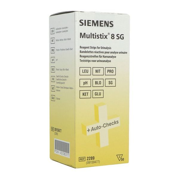 Multistix 8 Sg Urinaires Ref.12289 Bandelette 50