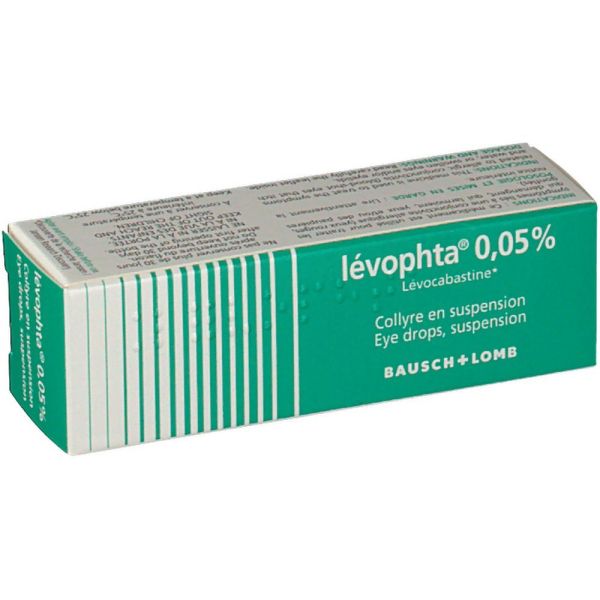 Levophta 0,05 % (Chlorhydrate De Levocabastine) Collyre 5 Ml En Flacon