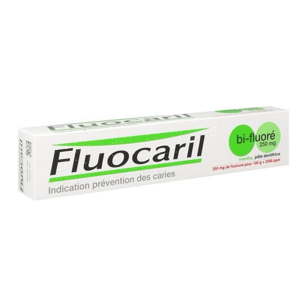 FLUOCARIL BIFLUORE 250 mg MENTHE pâte dentifrice 1 tube(s) alumino plastique