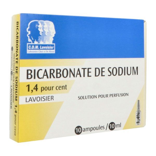 BICARBONATE DE SODIUM LAVOISIER Solution pour perfusion 1,4 %, boîte 10 ampoules 10 ml