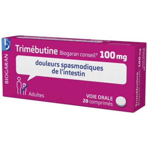 TRIMEBUTINE BIOGARAN CONSEIL 100 mg comprimé B/20