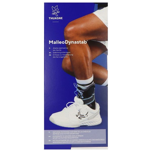 MALLEODYNASTAB Orthèse stabilisatrice de cheville avec laçage sur le cou-de-pied, bilatérale, taille 3, unité