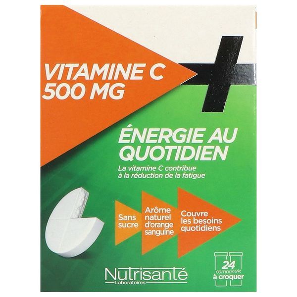Nutrisante Nutrisanium Vitamine C 500 Mg Cpr A Croquer 24