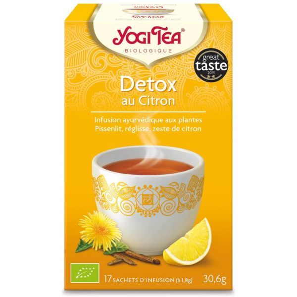 Yogi Tea Detox citron BIO - 17 infusettes