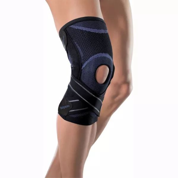 Velpeau Genouillere Ligaction Noir/Bleu T3 1