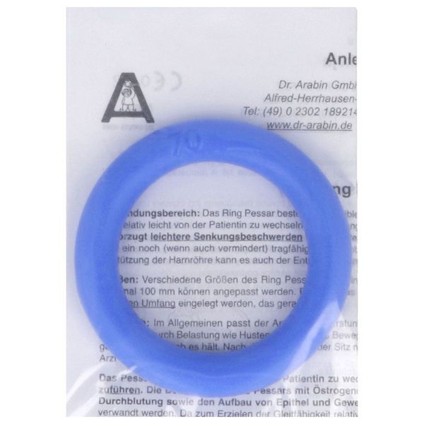 Gyneas Dr Arabin Ring Pessaire 70 Mm Bleu T5 1