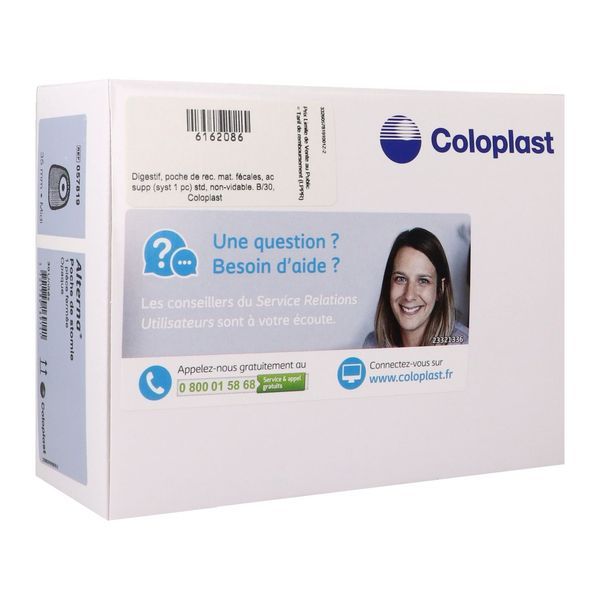 ALTERNA SYSTEME 1 PIECE Poche Midi fermée, filtre intégré, système 1 pièce, opaque, diam. 35 mm, bt 30