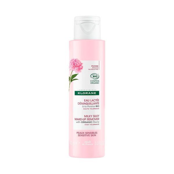 Klorane Pivoine Eau Lactée démaquillante Bio peaux sensibles 100 ml