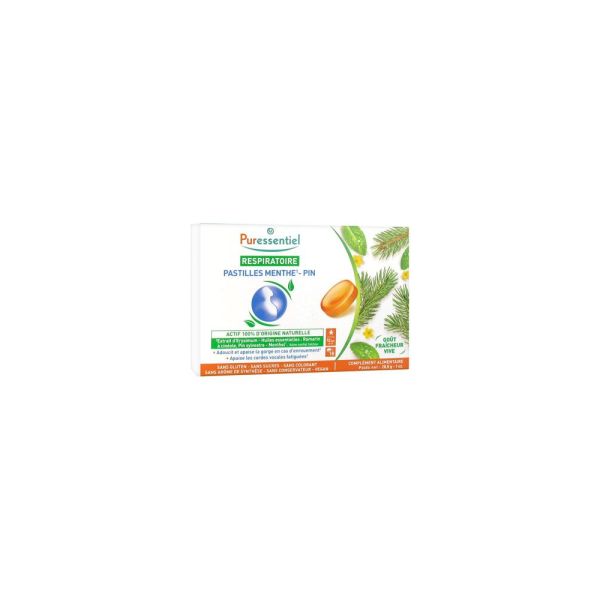 Puressentiel Respiratoire Pastilles Menthe-Pin 18 Pastilles