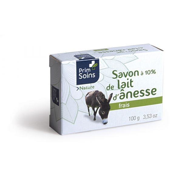 Prim'Soins Savon lait d'Anesse frais 10% - 100 g