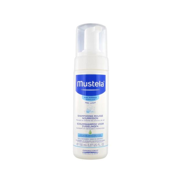 MUSTELA BEBE PEAU NORMALE BAIN MOUSSE NOURISSON FLACON 150 ML