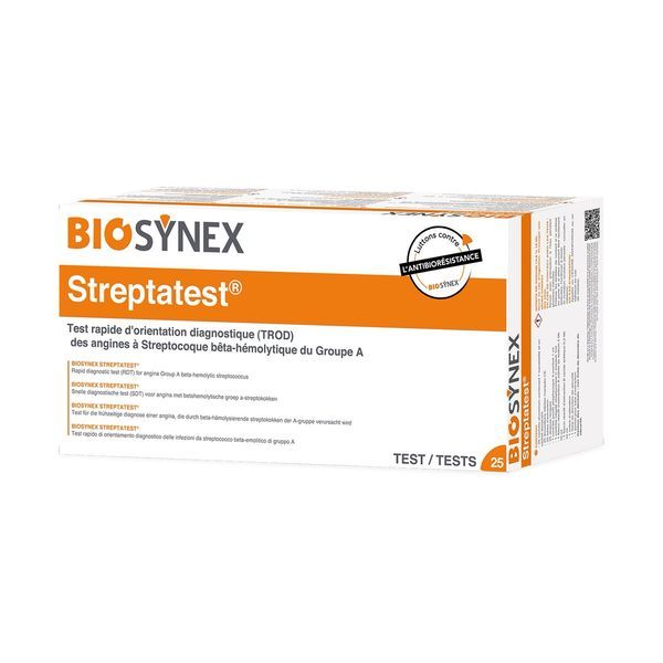 EXACTO STREPTATEST 25 TESTS