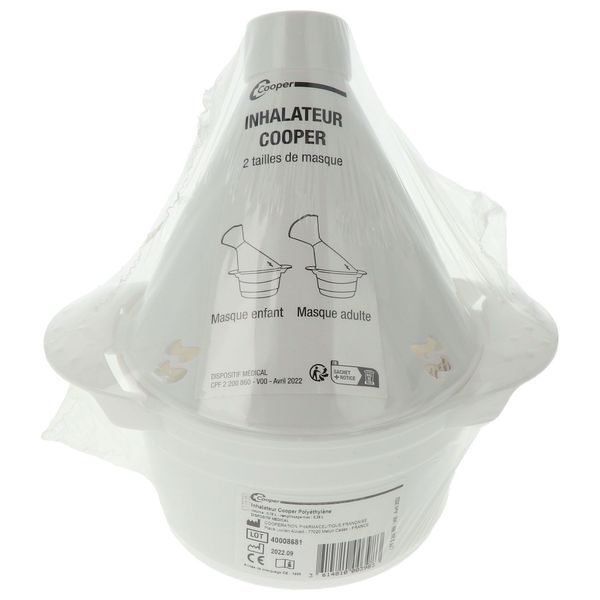 COOPER INHALATEUR BLEU ET BLANC 2