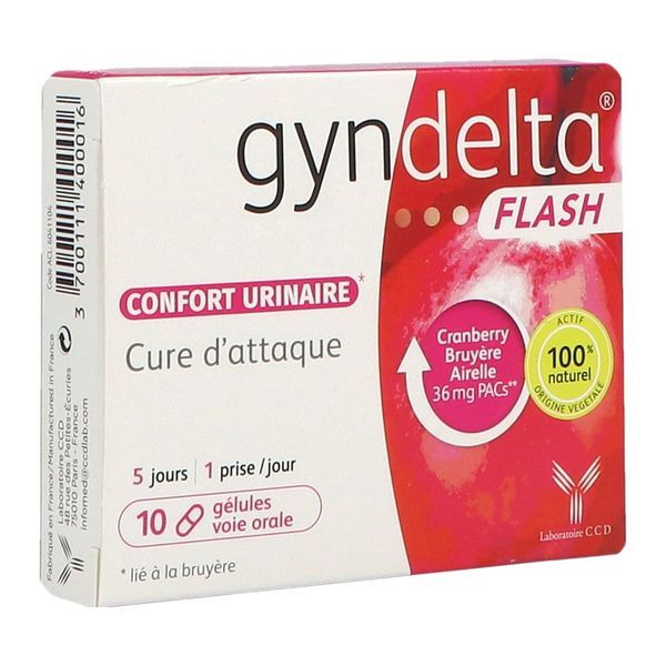 GYNDELTA FLASH BOITE DE 10 GELULES