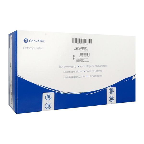 ESTEEM PLUS MODELABLE INVISICLOSE STANDARD POCHE OUVERTE Poche ouverte vidable, protecteur cutané modelable, système 1 pièce, transp, diamètre 20 mm à 30 mm (ref. 423397), bt 30