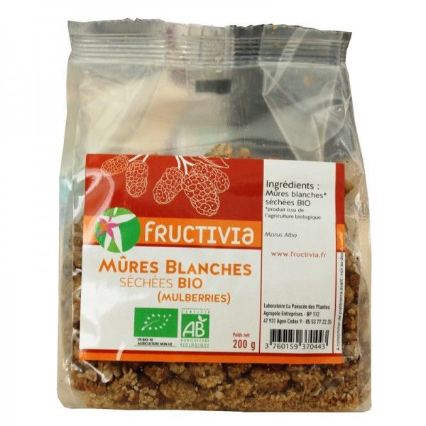 Fructivia - Mulberries séchées BIO - sachet 200 g