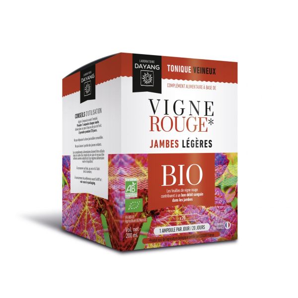 Dayang Vigne rouge BIO - 20 ampoules