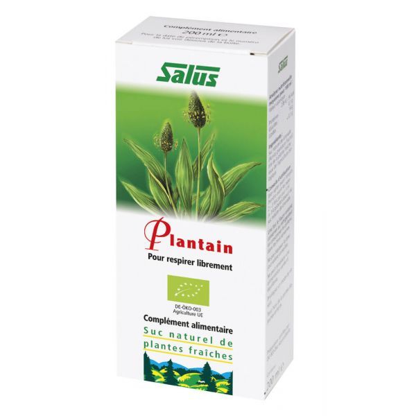 Salus Suc de plantes Bio plantain - flacon 200 ml