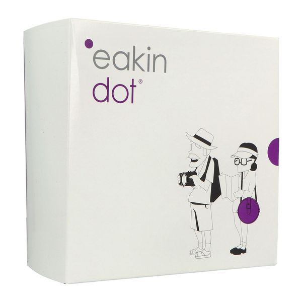 EAKIN DOT SYSTEME 2 PIECES SUPPORT PLAN Support porte-poche plan, système 2 pièces, à découper, anneau 80 mm (ref. 839809), bt 10