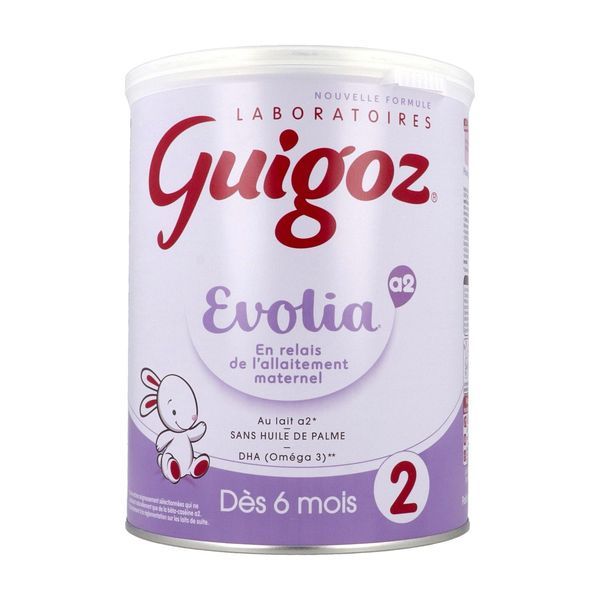 GUIGOZ 2 EVOLIA Lait de suite pour nourrisson 2ème âge, bt 800 g