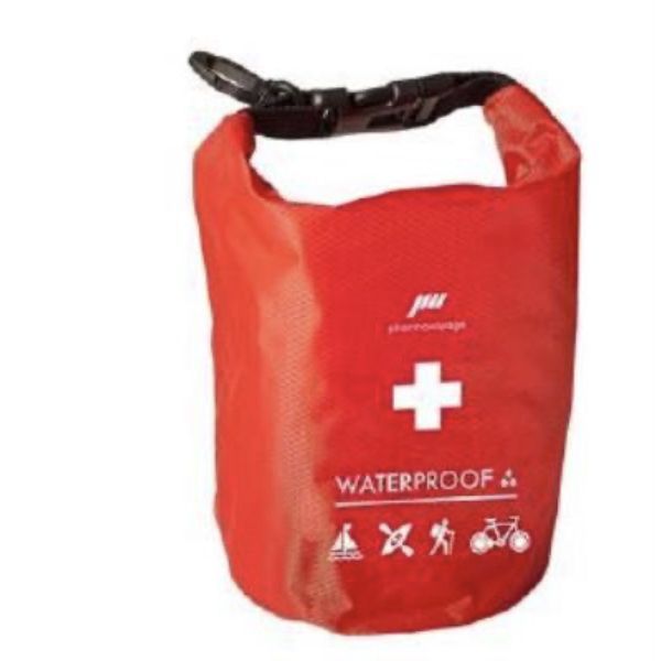 PHARMAVOYAGE TROUSSE DE SECOURS WATERPROOF Trousse de secours souple et étanche pour activité sportive en extérieur, unité